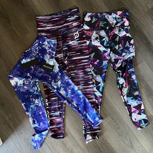 3 Pairs WITH Peloton Leggings, Size Medium